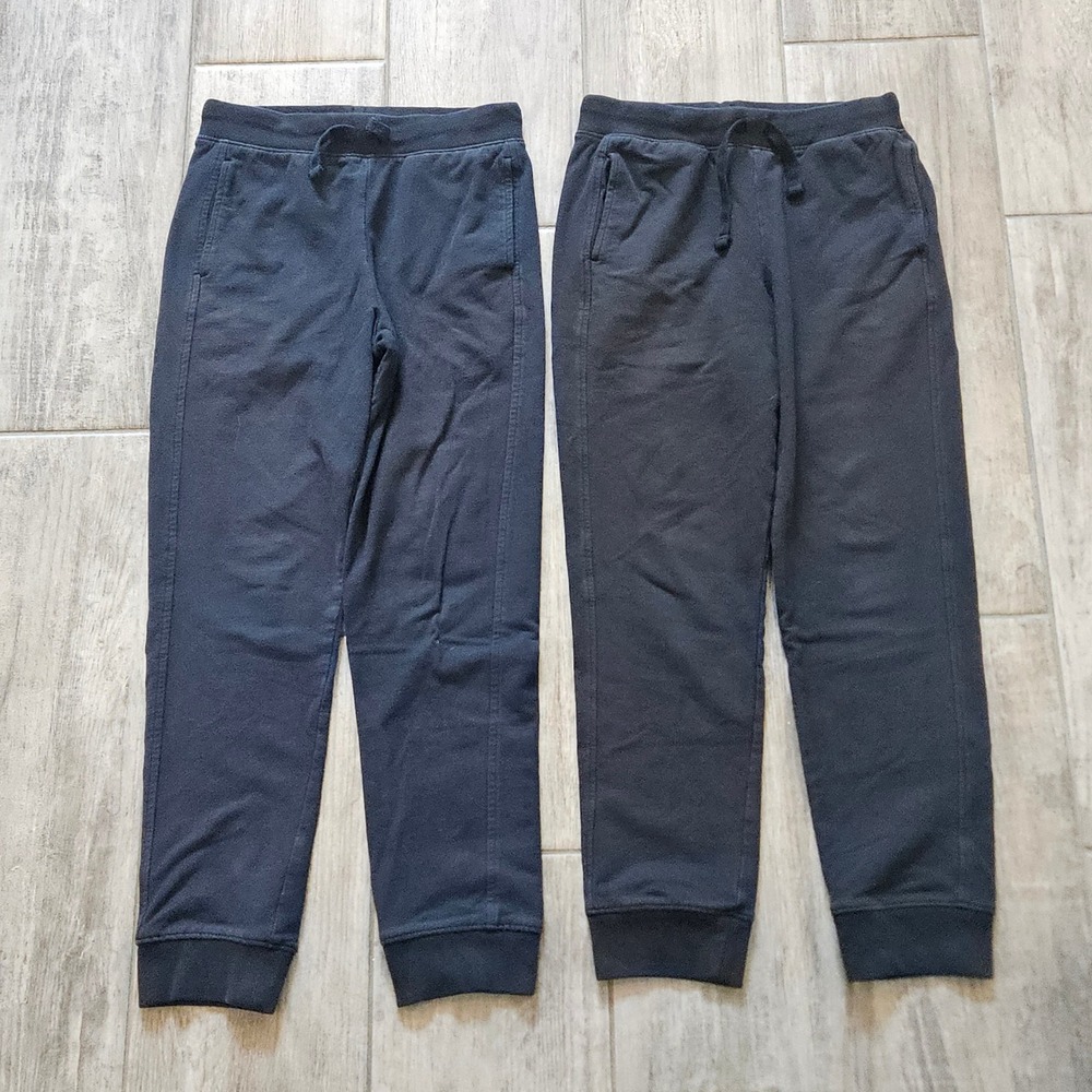 Primary Joggers Lot of 2 Kids Size 10 Cotton Spandex Drawstring Sweatpants Soft